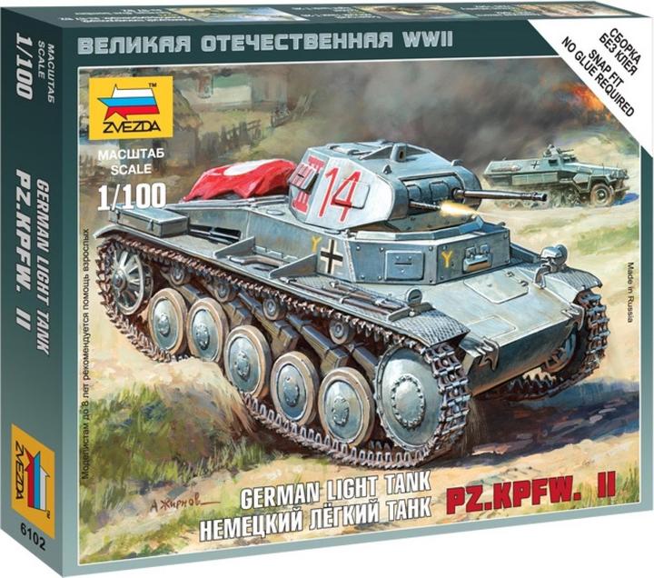 Produktbild Tamiya 1:100 WWII Deutscher Panzer II