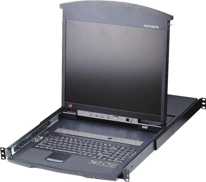 Actual product image Aten KL1516AiM ALTUSEN 19" console with KVM switch, 16-way, 43.18 cm