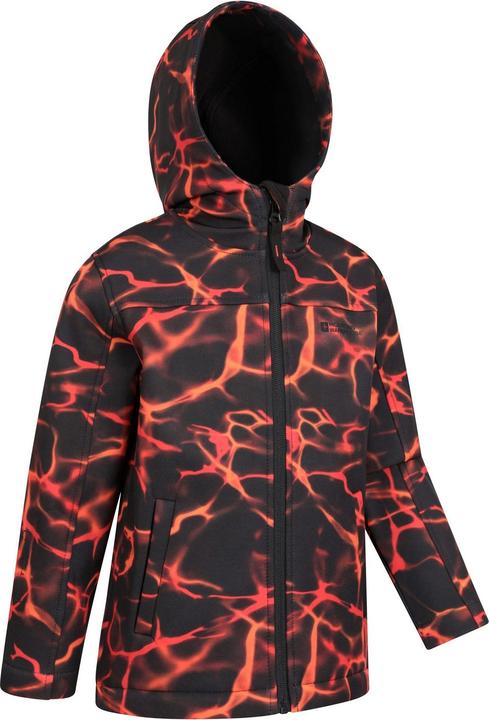 Actual product image Mountain Warehouse Childrens/Kids Exodus II Ripple Water Resistant Soft Shell Jacket (104)