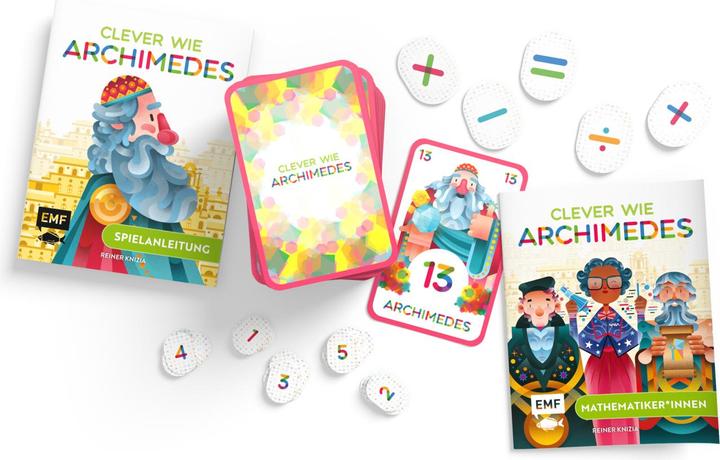 Image du produit Jeu de cartes : malin comme Archimède (Allemand)