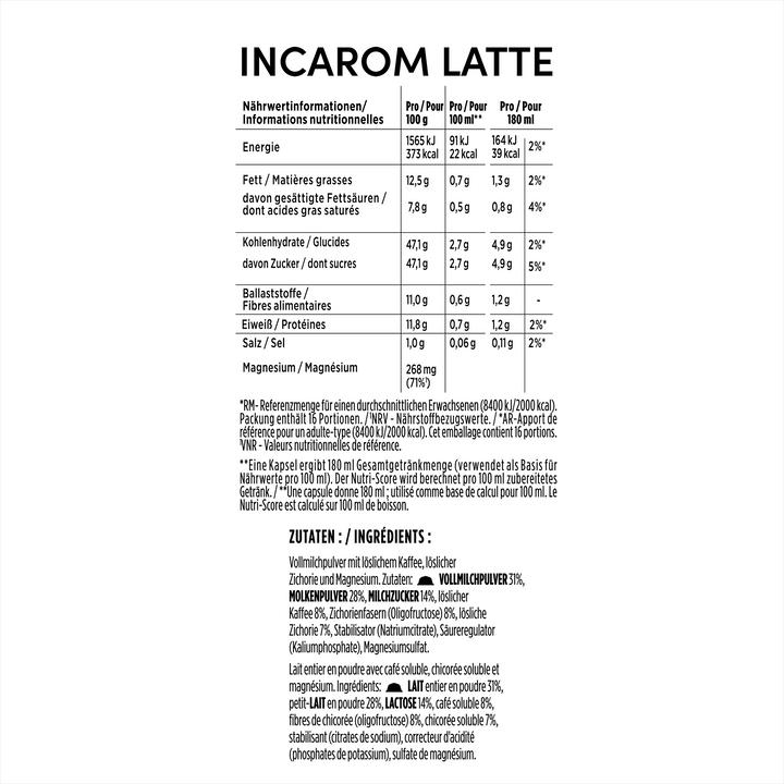 Actual product image Nescafé Dolce Gusto Incarom Latte (16 x Port.)