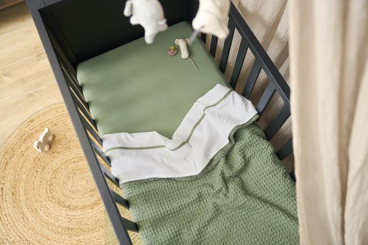 Immagine prodotto Meyco Lenzuolo a pieghe per il letto junior (70 x 140 cm)