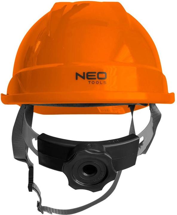 Neo Industrial helmet with chin strap, orange (52 - 64 cm)