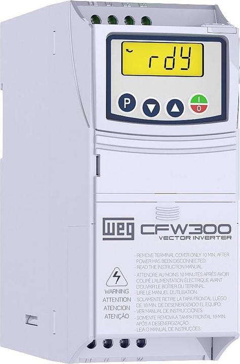 Image du produit Weg Convertisseur de fréquence CFW300A 02P6 T4 1.1kW triphasé 380 V, 480V