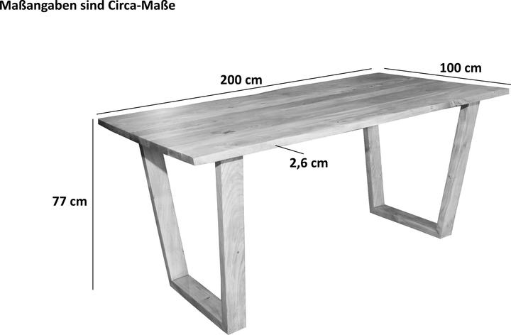Actual product image SAM Girona (200 x 100 x 77 cm)