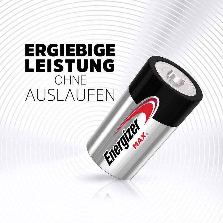 Produktbild Energizer Max Alkaline (2 Stk., C, 8000 mAh)
