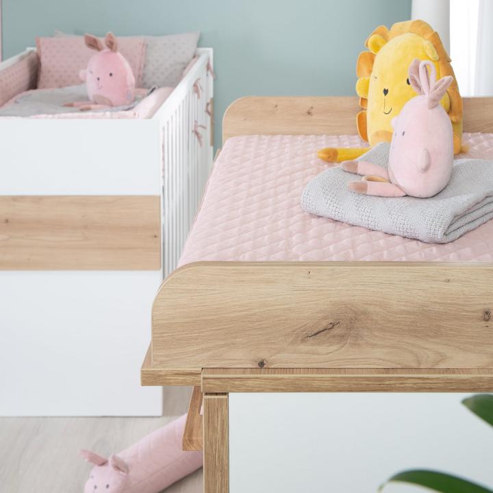 Actual product image Roba Children's room set Lion (Changing unit, Baby cot)