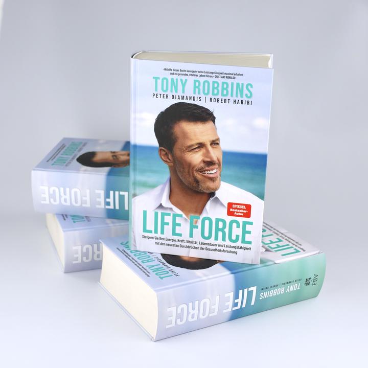 Actual product image Life Force (German, Robert Hariri, Peter Diamandis, Tony Robbins., 2022)