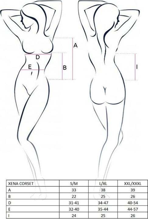 Image du produit Passion Femme Xena Corset Blanc L / XL (L, XL)