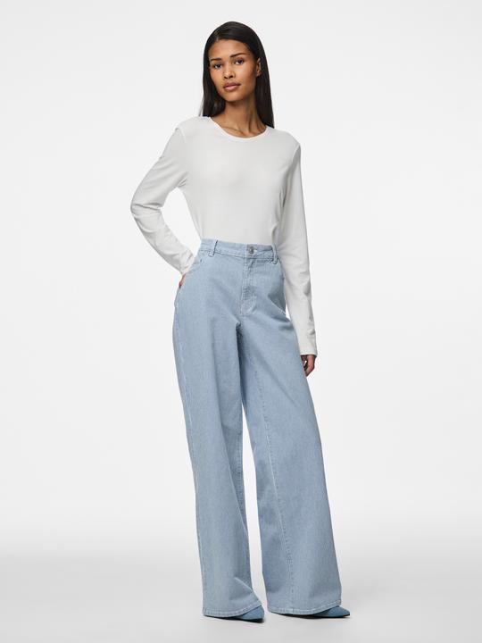 Produktbild Pieces PCBILLO MW GESTREIFTE Wide Fit Jeans (M)