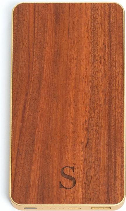 Produktbild Safari Selection Powerbank WOODCHARGER carminrot