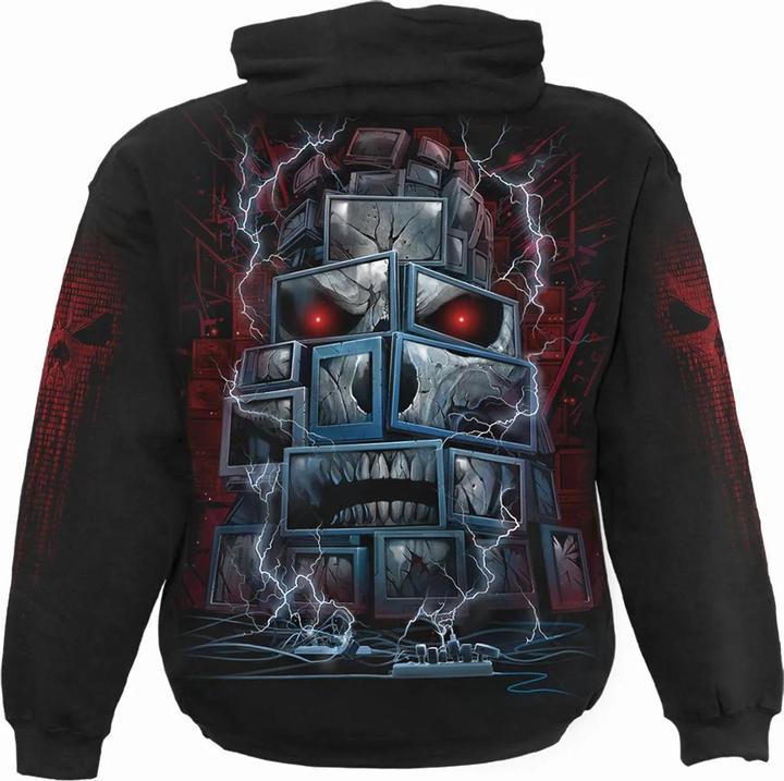 Actual product image Spiral Unisex Adult Death By Tv Hoodie (M)