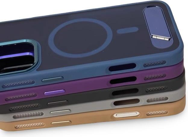 Produktbild RPD iPhone 15 - MagSafe Kickstand Etui, Schwarz, Matt (Apple iPhone 15)