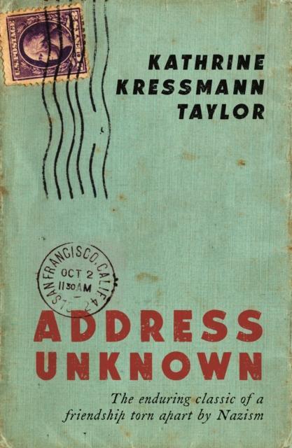 Produktbild Address Unknown (Englisch, Kathrine Kressmann Taylor, 2019)