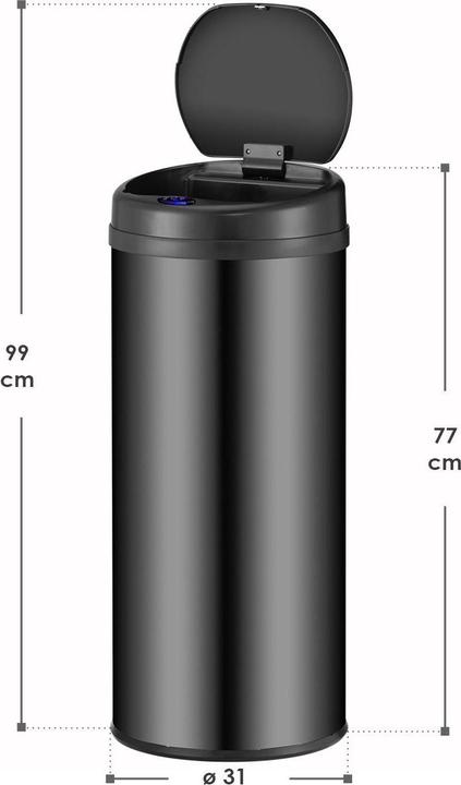 Image du produit Juskys Automatischer Mülleimer mit Sensor (50 l)