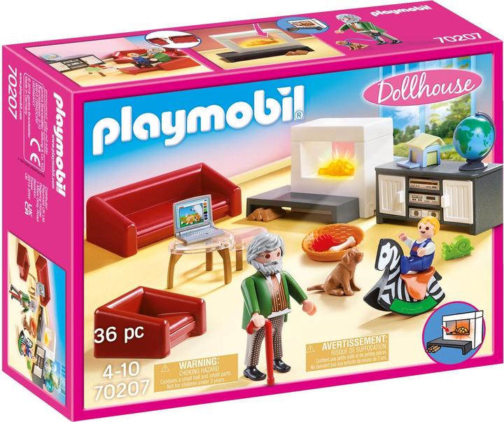 Playmobil Gemütliches Wohnzimmer (70207, Playmobil Dollhouse)