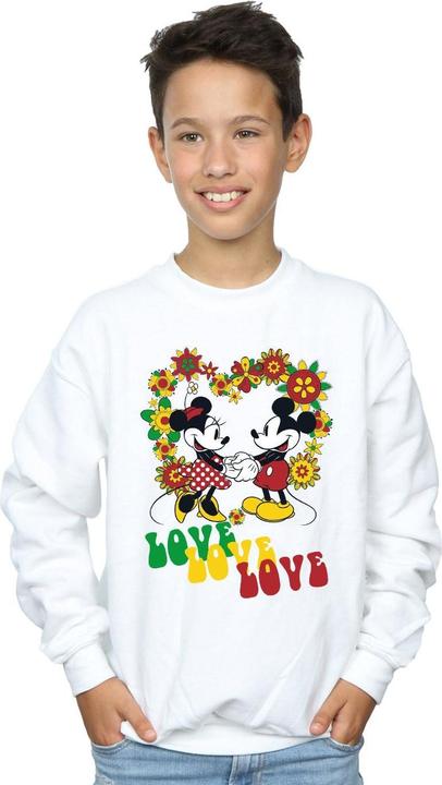 Image du produit Disney - Sweat MICKEY AND MINNIE MOUSE HIPPIE LOVE - Garçon (116)