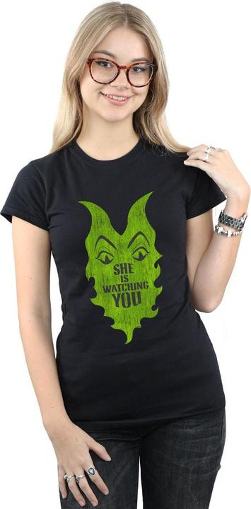 Image du produit Disney - T-shirt THE DESCENDANTS MALEFICENT SHE IS WATCHING - Femme (S)