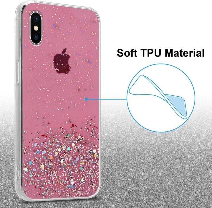 Produktbild Cadorabo TPU Cover funkelnder Glitter (Apple iPhone XS Max)