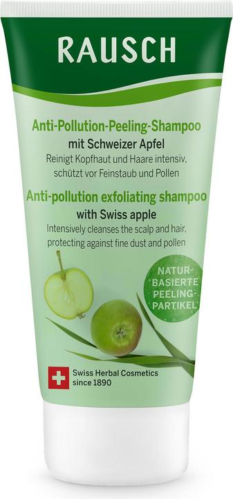Rausch Anti-Pollution-Peeling-Shampoo mit Schweizer Apfel (30 ml, Flüssiges Shampoo)