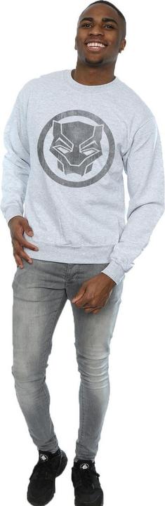 Produktbild Black Panther Distressed Icon Baumwolle Sweatshirt (L)