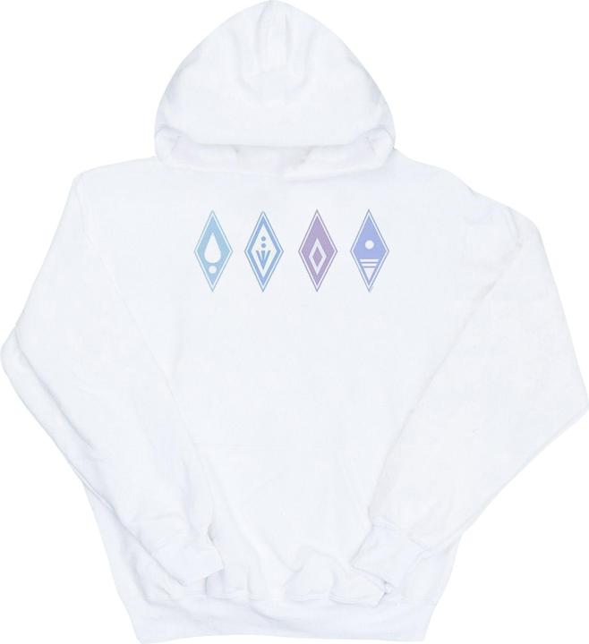 Disney Frozen 2 Elements Symbols Kapuzenpullover (M)