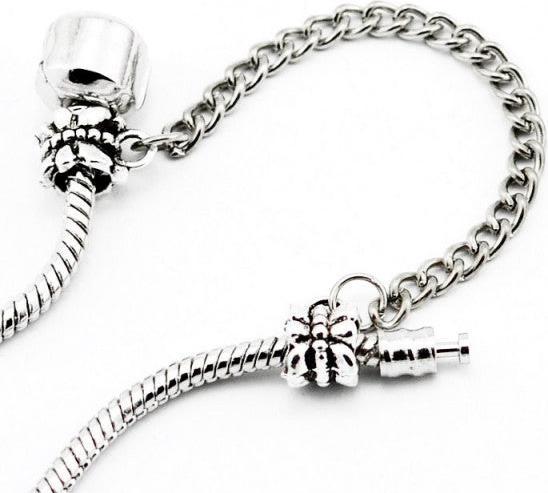 Image du produit Hermex Connecteur Chaîne Charm Pendentif Strass argenté - Argenté (Alliage métallique 925 et strass)