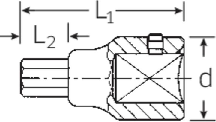 Image du produit Stahlwille Clé à douille hexagonale (17 mm)