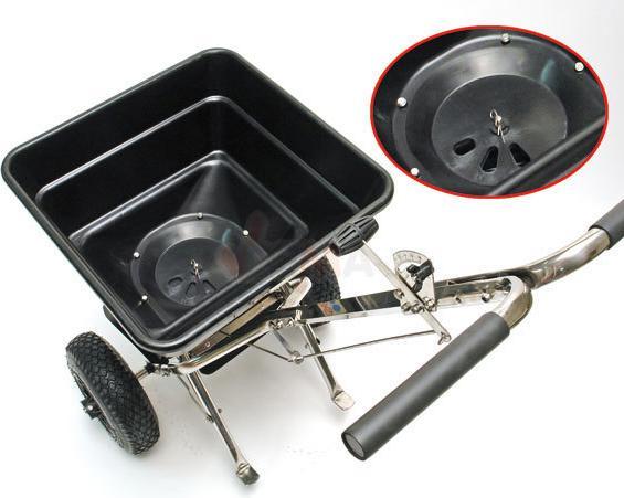 Actual product image Dema SW 55 X gritting trolley | stainless steel
