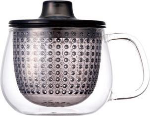 Immagine prodotto KINTO UNITEA Unimug - Tazza con colino da tè 350 ml Grigio (0.35 l)