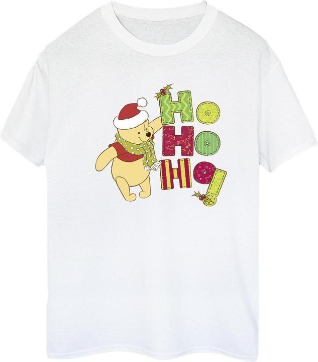 Immagine prodotto Disney Winnie The Pooh Ho Ho Ho Scarf Maglietta Ampia Donna (S)