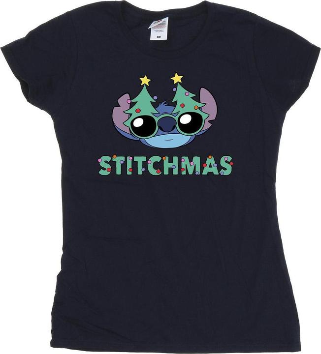 Immagine prodotto Disney Lilo & Stitch Stitchmas Glasses Maglietta Donna (XL)