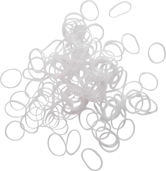 Immagine prodotto Parsa Beauty Mini elastici per capelli Parsa, trasparenti 150 pezzi. (Elastico per capelli)