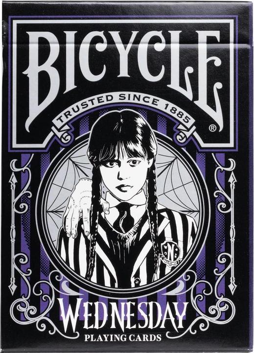 Actual product image Bicycle Wednesday Playing Cards (English, Italian, German, French)