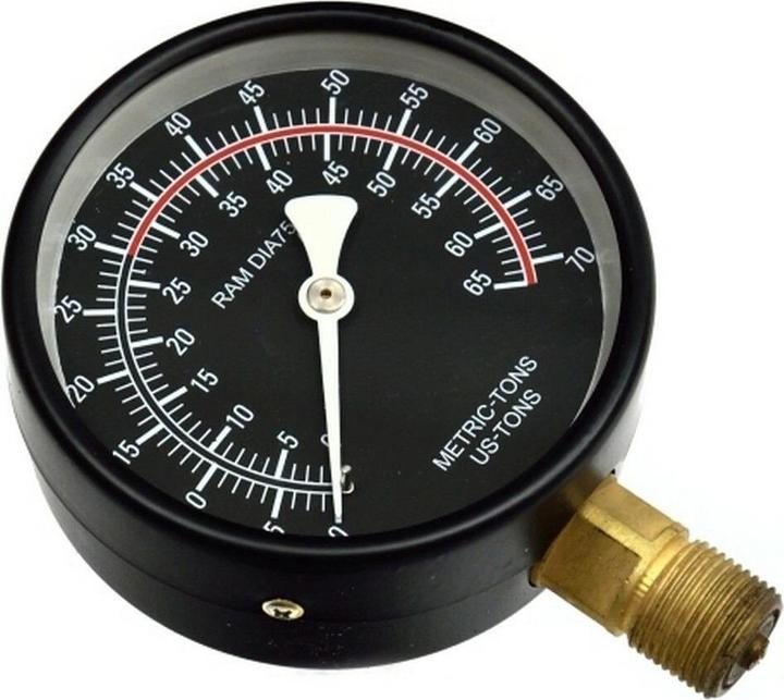 Produktbild GEKO Hydraulikpumpe für Werkstattpresse 30T, Manometer