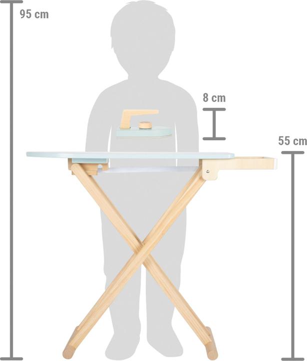 Actual product image small foot Ironing board with iron