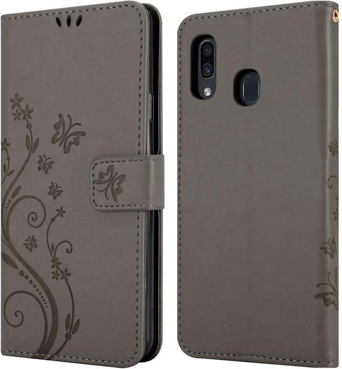 Image du produit Cadorabo Couverture du livre de fleurs (Samsung Galaxy A20, Samsung Galaxy M10s, TCL A30)