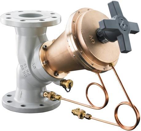 Immagine prodotto Oventrop Regolatore di pressione differenziale OV Hydromat DFC PN 16, 400-1800 mbar, flangia DN 80