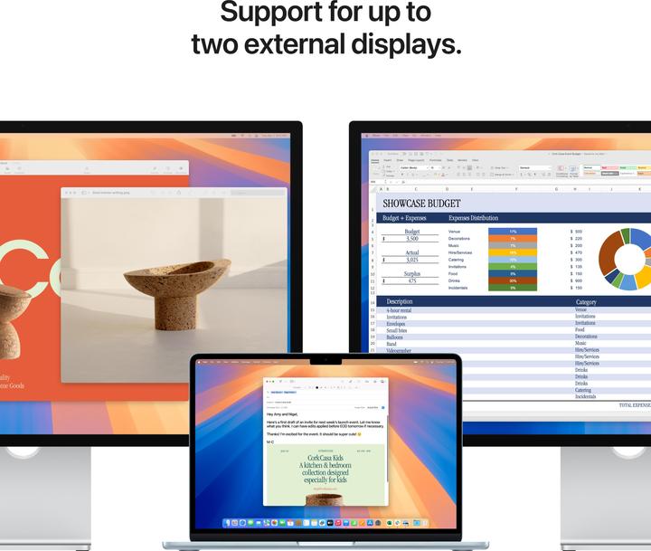 Produktbild Apple MacBook Air – 2025 (13.60", M4, 16 GB, 512 GB, DE)