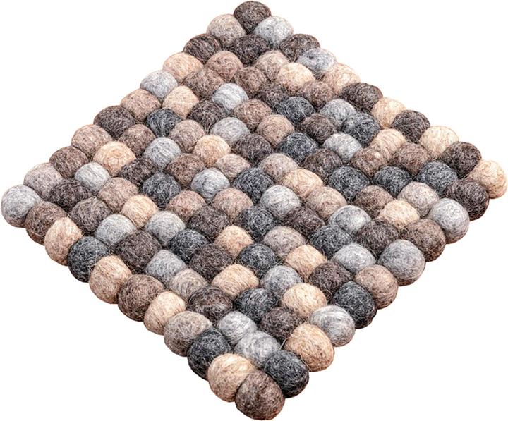 Actual product image No Name Coaster natural tones 20x20cm (1 x, Pan coaster)