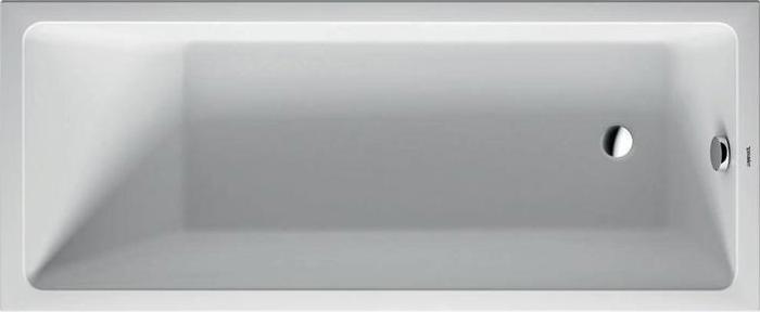 Produktbild Duravit Rechteck-Badewanne VERO AIR Einbauversion 1 RS 1700x700mm weiss (115 l, 170 cm, 70 cm)