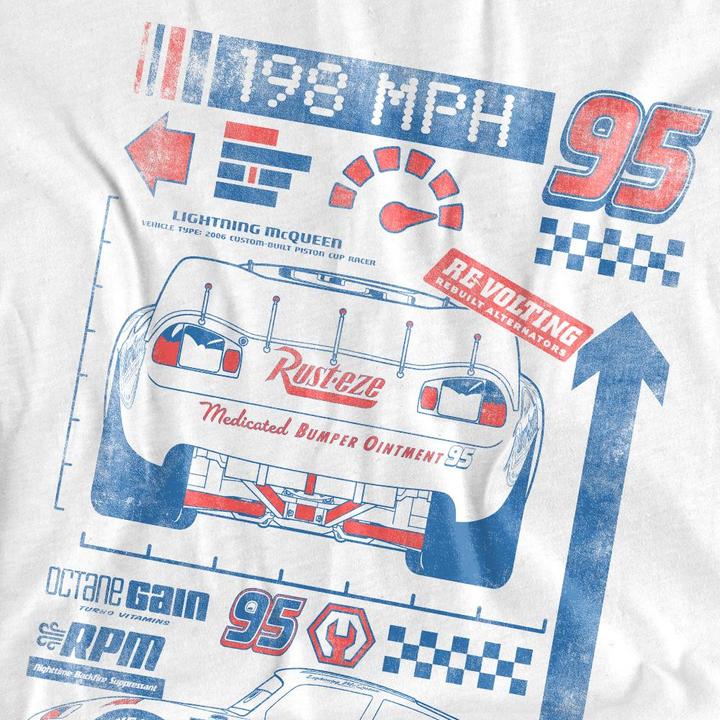Image du produit Cars - T-shirt MPH - Adulte (XXL)