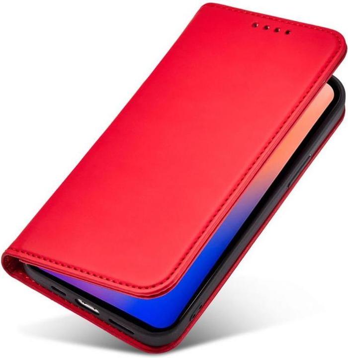 Immagine prodotto Hurtel Custodia a calamita per iPhone 12 Pro Max Portafoglio Portacarte Rosso (Apple iPhone 12 Pro Max)