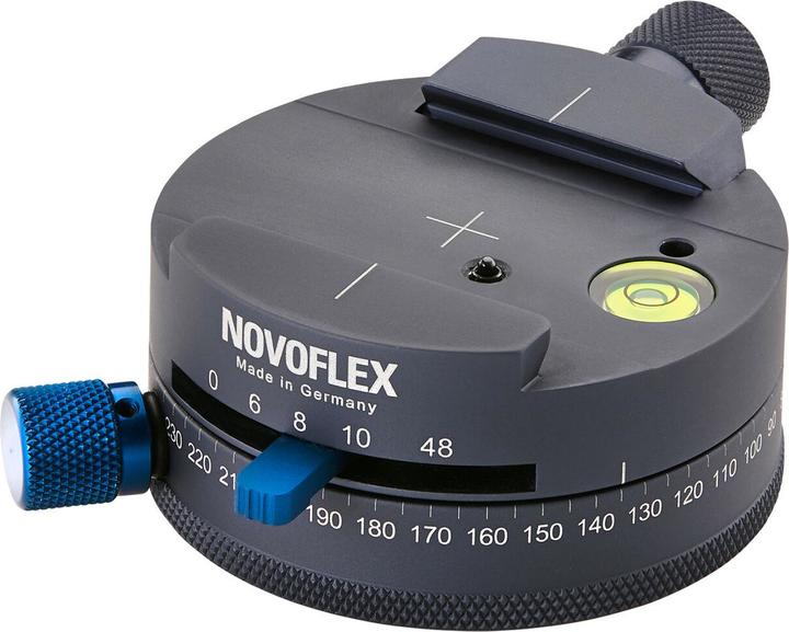 Actual product image Novoflex Panorama plate 6/8 with quick coupling Q, engraving 360 degrees, detents 6/8/10/48 (Stand adapter)