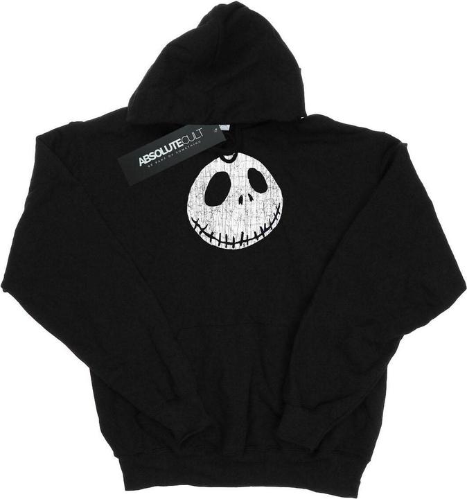 Produktbild Disney Nightmare Before Christmas Jack Cracked Face Kapuzenpullover Jungen (140, 146)