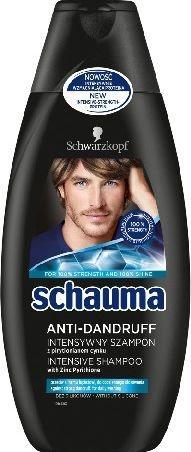 Produktbild Schwarzkopf Schauma Intensives Anti-Schuppen-Haarshampoo für Männer 400ml (400 ml, Flüssiges Shampoo)