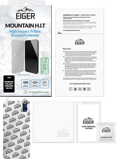 Produktbild Eiger Display-Folie (1er-Pack) Mountain H.I.T Clear (1 Stück, Samsung Galaxy A56, Samsung Galaxy A36)