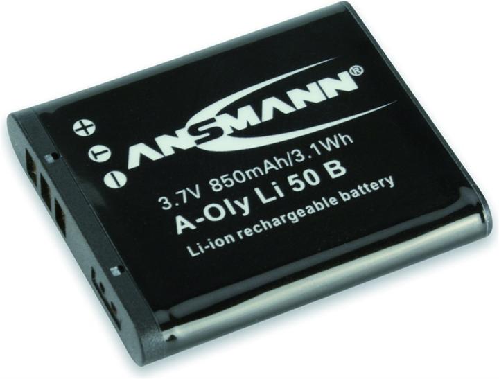 Actual product image Ansmann LI-50B, replacement battery for Olympus cameras (Rechargeable battery)