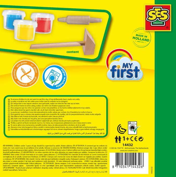 Immagine prodotto Ses Il mio primo set di plastilina con strumenti