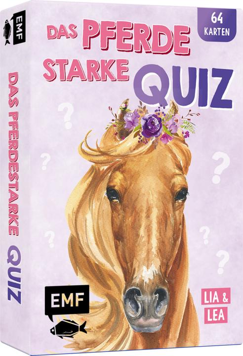 Actual product image Card game: The horsy quiz from the popular social media stars Lia and Lea - # pon (German)